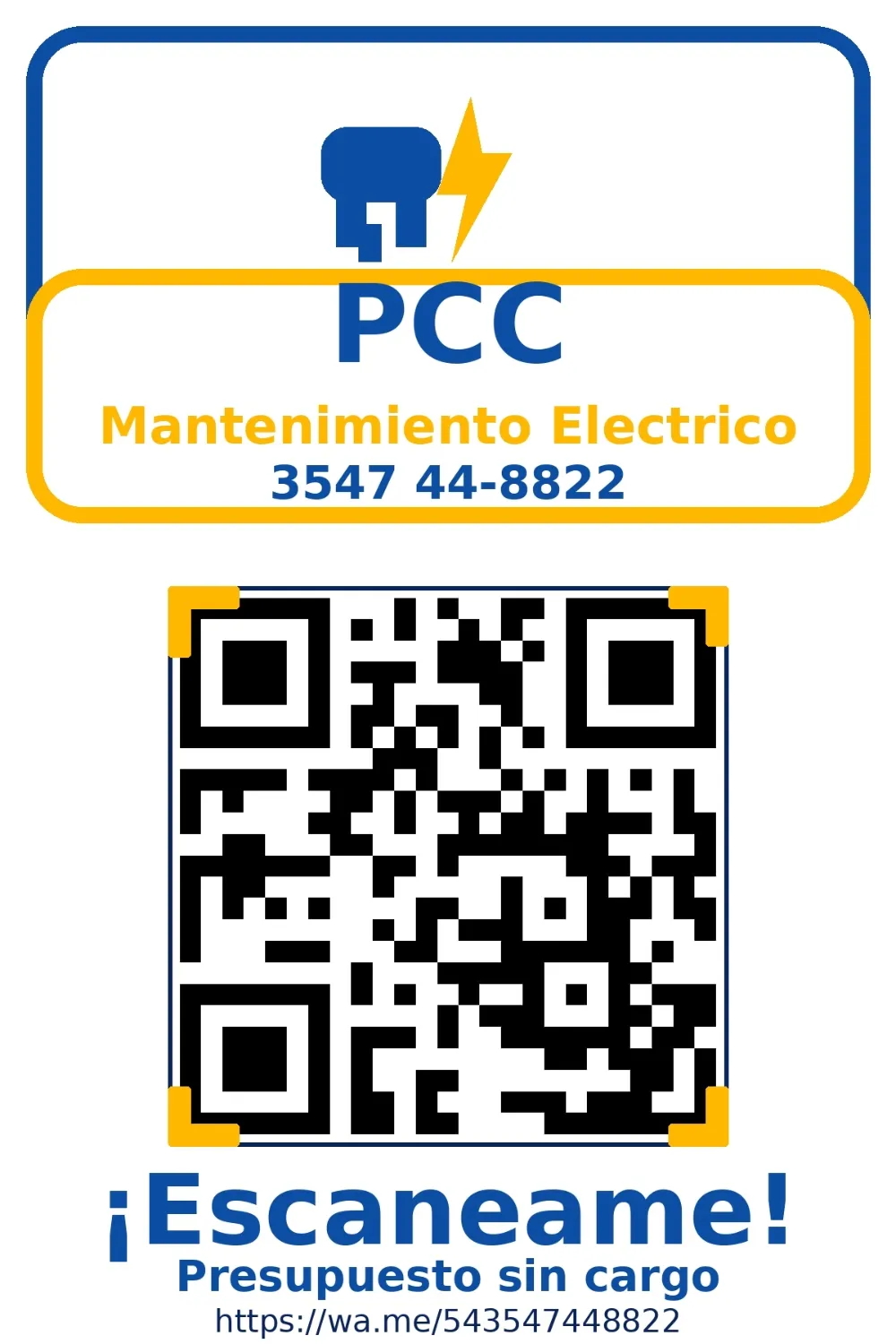 Pablo casas ,  electricista matriculado 