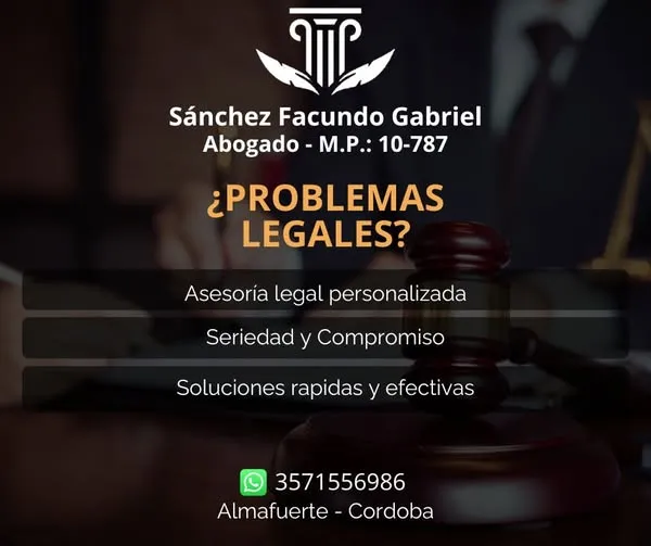 Abogado Sanchez Facundo G.