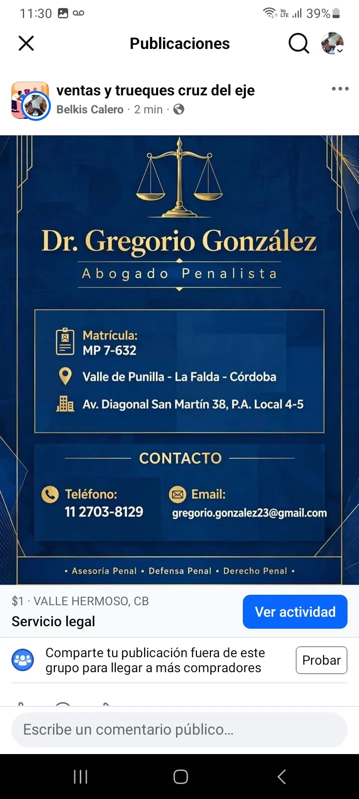 Dr Gregorio Gonzalez