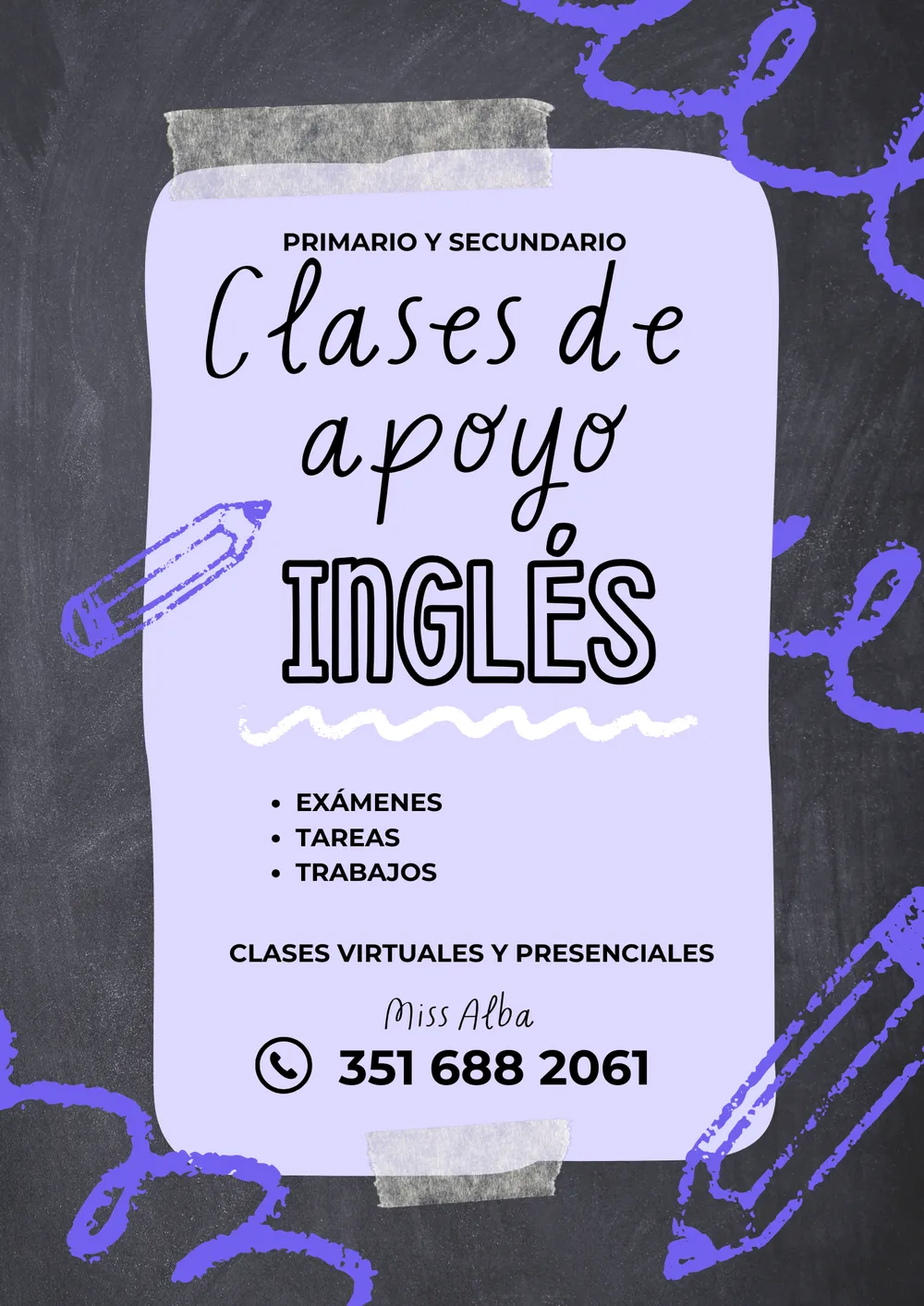 Miss Alba - Clases de Inglés